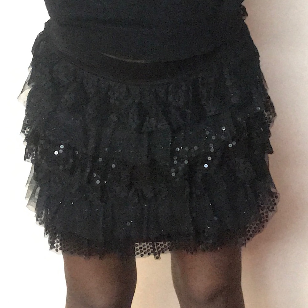 Black Shinny Skirt